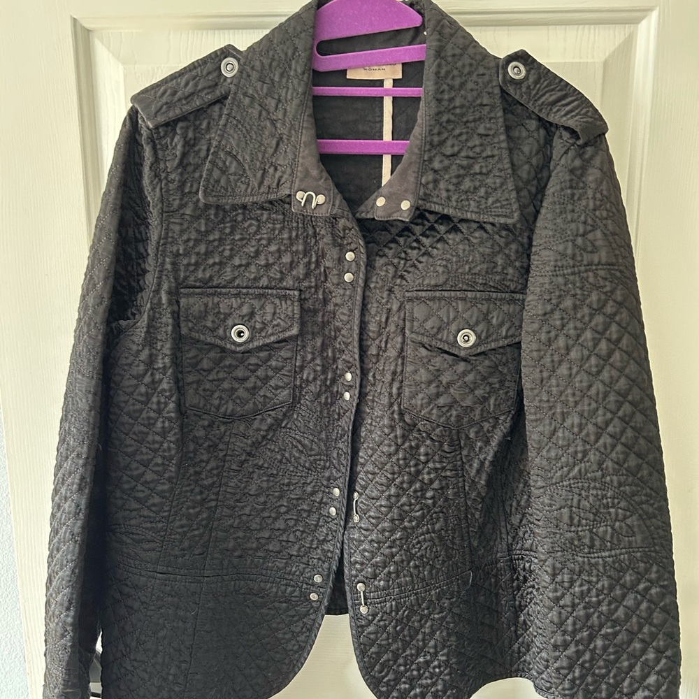 Unique and stylish Quilted Black Jacket